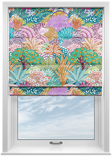 Kolkata Velvet, Carnival - Roman Blind